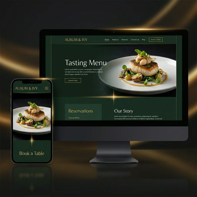 Restaurangsida projekt